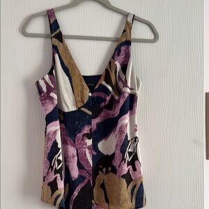 Banana Republic Floral Multicolor Women's Top